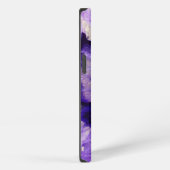 Falln Lila Agate Geode iPhone Hülle (Rechte Seite)