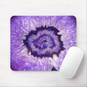 Falln Lila Agate Geode Mousepad (Mit Mouse)