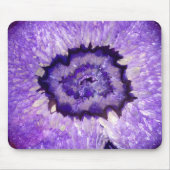 Falln Lila Agate Geode Mousepad (Vorne)