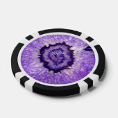 Falln Lila Agate Geode Pokerchips (Einzeln)
