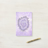 Falln Lila Agate Geode Post-it Klebezettel (Auf Schreibtisch)