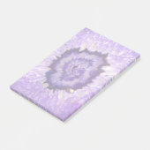 Falln Lila Agate Geode Post-it Klebezettel (angewinkelt)
