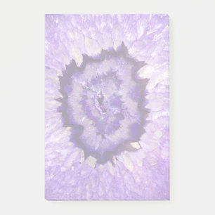 Falln Lila Agate Geode Post-it Klebezettel