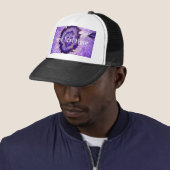 Falln Lila Agate Geode Truckerkappe (Beispiel)