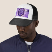 Falln Lila Agate Geode Truckerkappe (Beispiel)