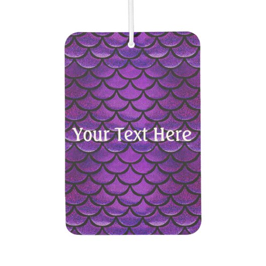 Falln Lila & Blue Mermaid Scales Autolufterfrischer (Vorderseite)