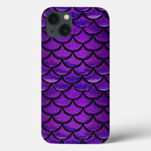 Falln Lila & Blue Mermaid Scales Case-Mate iPhone Hülle