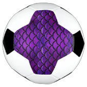 Falln Lila & Blue Mermaid Scales Fußball (Gedreht)