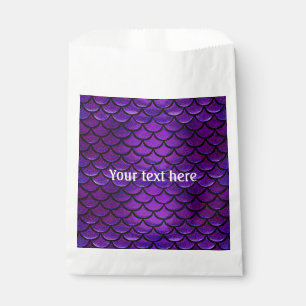 Falln Lila & Blue Mermaid Scales Geschenktütchen