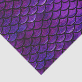 Falln lila u. blaue Meerjungfrau-Skalen Seidenpapier (Ausschnitt)