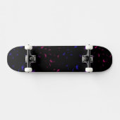 Falln Löwenzahn sät bisexuellen Stolz Skateboard (Horizontal)