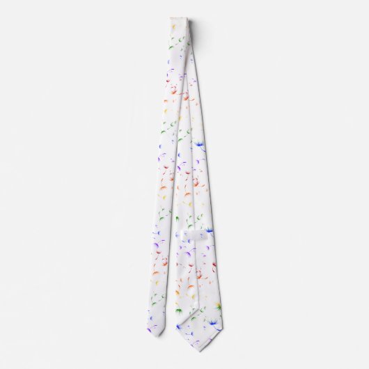 Falln Löwenzahn sät Gay Pride Krawatte (Rückseite)