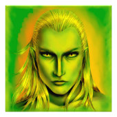 Falln Male Forest Elf Fotodruck (Vorne)