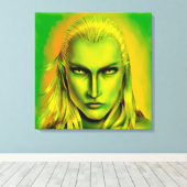 Falln Male Forest Elf Leinwanddruck (Insitu (Holzboden))