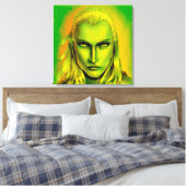 Falln Male Forest Elf Leinwanddruck (Insitu (Schlafzimmer))