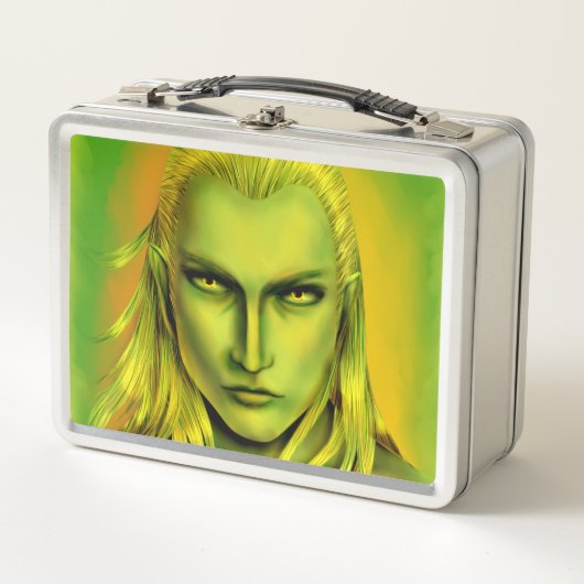 Falln Male Forest Elf Metall Lunch Box (Vorderseite)