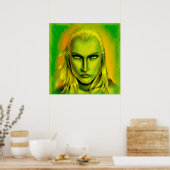 Falln Male Forest Elf Poster (Küche)
