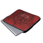 Falln Memento Mori Laptopschutzhülle (Vorne Knopf)
