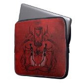 Falln Memento Mori Laptopschutzhülle (Vorderseite Links)
