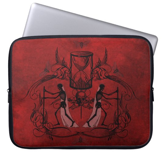 Falln Memento Mori Laptopschutzhülle (Vorderseite)