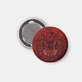Falln Memento Mori Magnet (Vorderseite/Rückseite)