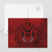 Falln Memento Mori Postkarte (Vorne/Hinten)