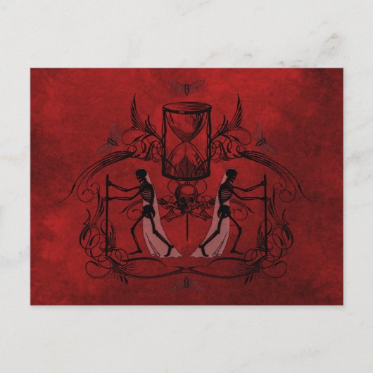 Falln Memento Mori Postkarte (Vorderseite)