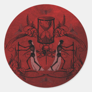 Falln Memento Mori Runder Aufkleber