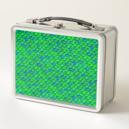 Falln Mermaid Scales Metall Lunch Box (Vorderseite)