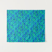Falln Mermaid Scales Wandteppich (Vorderseite (Horizontal))