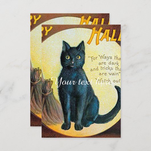 Falln Merry Halloween Cat (Vorne/Hinten)