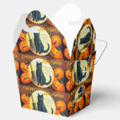 Falln Merry Halloween Cat Geschenkschachtel (Geöffnet)