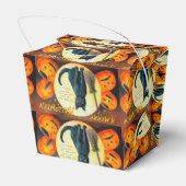 Falln Merry Halloween Cat Geschenkschachtel (Rückseite)