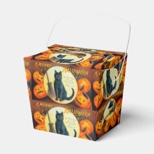 Falln Merry Halloween Cat Geschenkschachtel