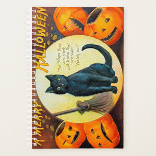 Falln Merry Halloween Cat Planer