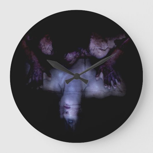 Falln Mirror Große Wanduhr (Vorderseite)