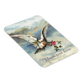 Falln mit Rose Magnet (Rechte Seite)