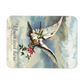Falln mit Rose Magnet (Horizontal)