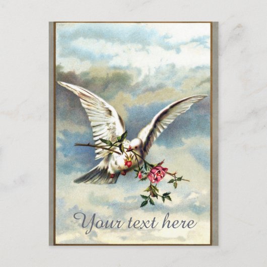 Falln mit Rose Postkarte (Vorderseite)