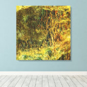 Falln Mossy Stones Leinwanddruck (Insitu (Holzboden))