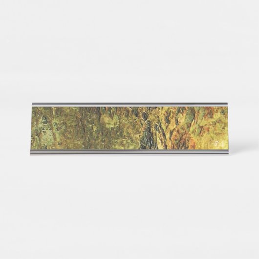 Falln Mossy Stones Schreibtischnamensplakette (Vorderseite )