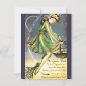 Falln Oaster Hexe Feiertagskarte (Rückseite)