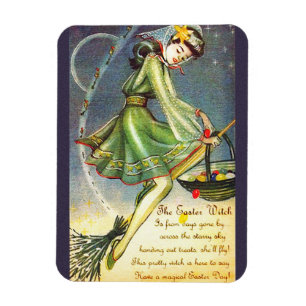 Falln Oaster Hexe Magnet