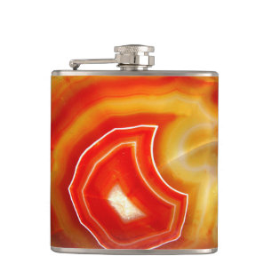 Falln Orange Agate Flachmann