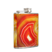 Falln Orange Agate Flachmann (Rechts)