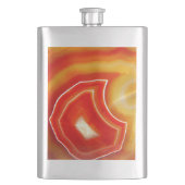 Falln Orange Agate Flachmann (Vorderseite)