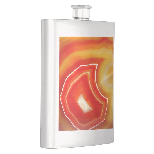 Falln Orange Agate Flachmann (Rechts)