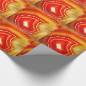 Falln Orange Agate Geschenkpapier (Ecke)