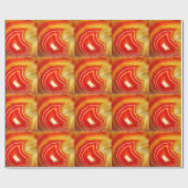 Falln Orange Agate Geschenkpapier (Flach)