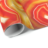 Falln Orange Agate Geschenkpapier (Rolleneckpunkt)